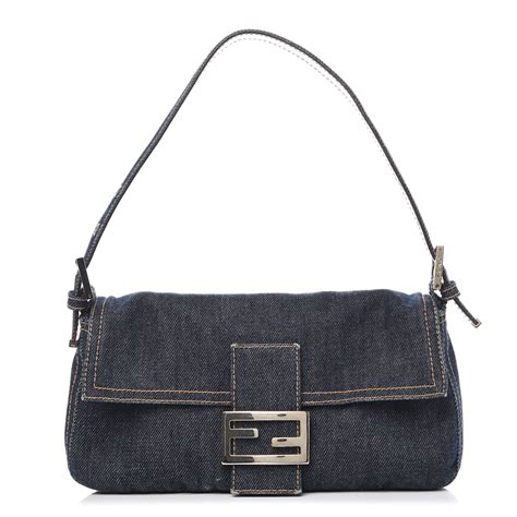 fendi baguette denim.